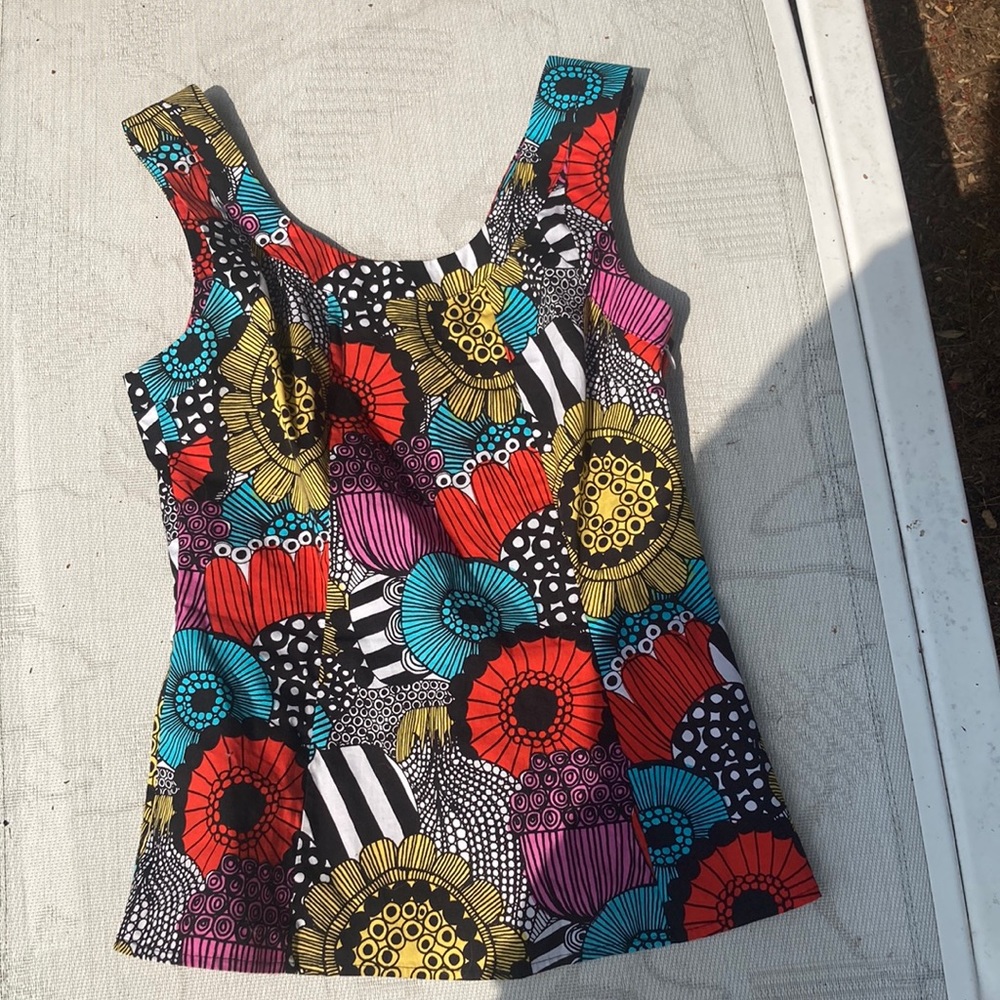 Banana Republic Floral Multicolor Patterned Cami